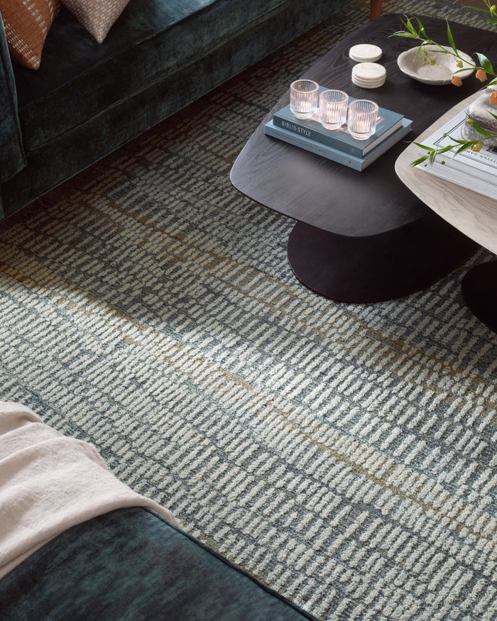 The Rug Corner Loloi Elias Ocean / Oatmeal