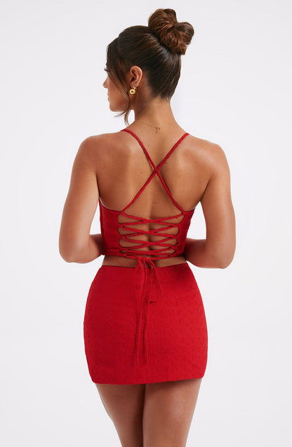 Erika Corset - Red