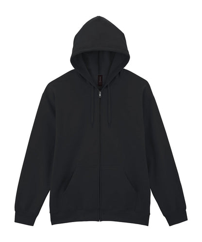 GD068 Softstyle™ Midweight Fleece Adult Full-Zip Hooded Sweatshirt