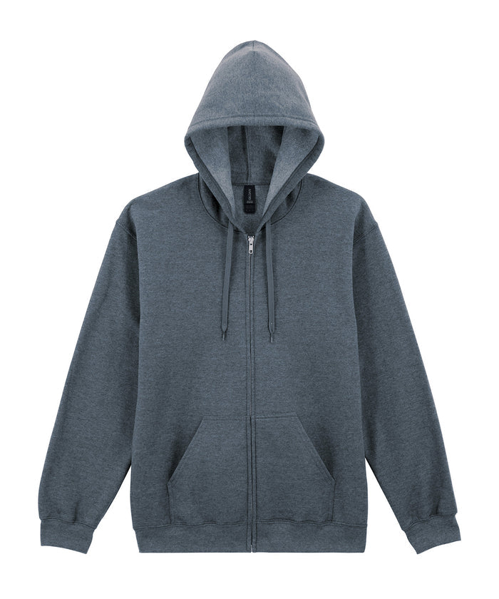GD068 Softstyle™ Midweight Fleece Adult Full-Zip Hooded Sweatshirt