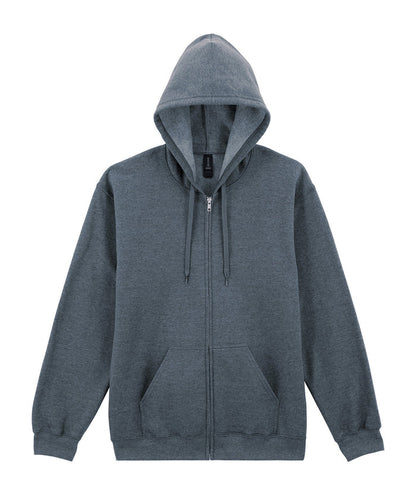 GD068 Softstyle™ Midweight Fleece Adult Full-Zip Hooded Sweatshirt
