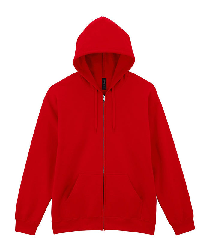 GD068 Softstyle™ Midweight Fleece Adult Full-Zip Hooded Sweatshirt