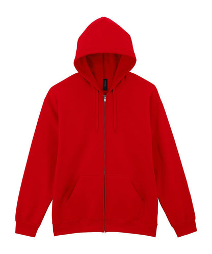 GD068 Softstyle™ Midweight Fleece Adult Full-Zip Hooded Sweatshirt