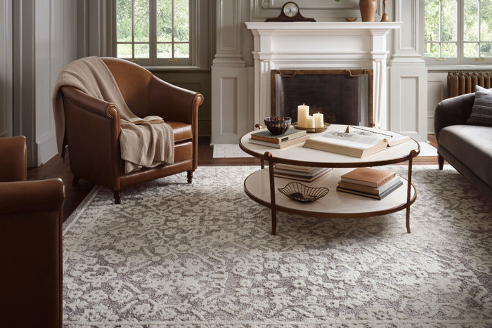 The Rug Corner Magnolia Home by Joanna Gaines x Loloi Gigi Grey / Ivory