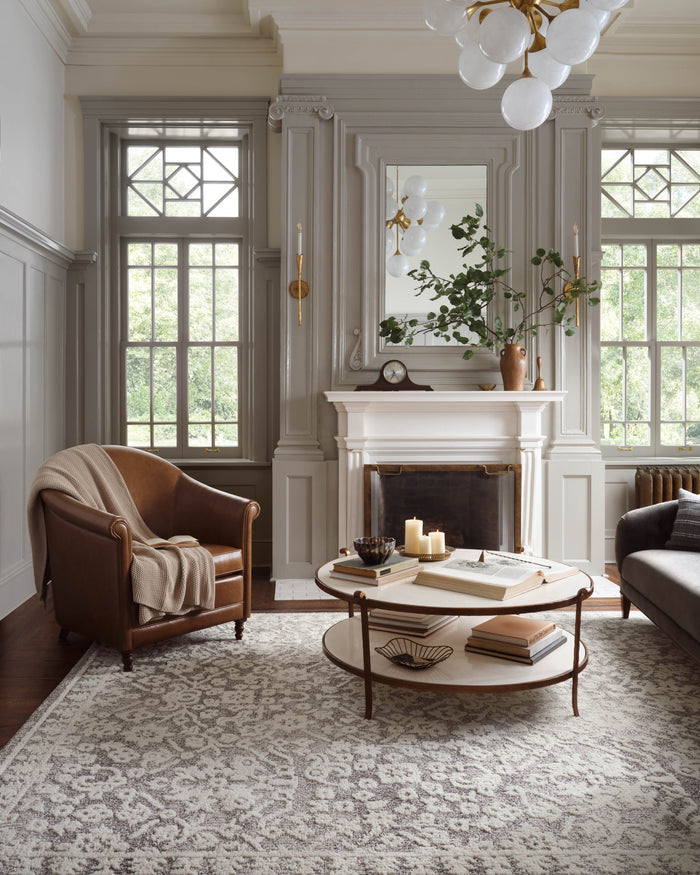 The Rug Corner Magnolia Home by Joanna Gaines x Loloi Gigi Grey / Ivory