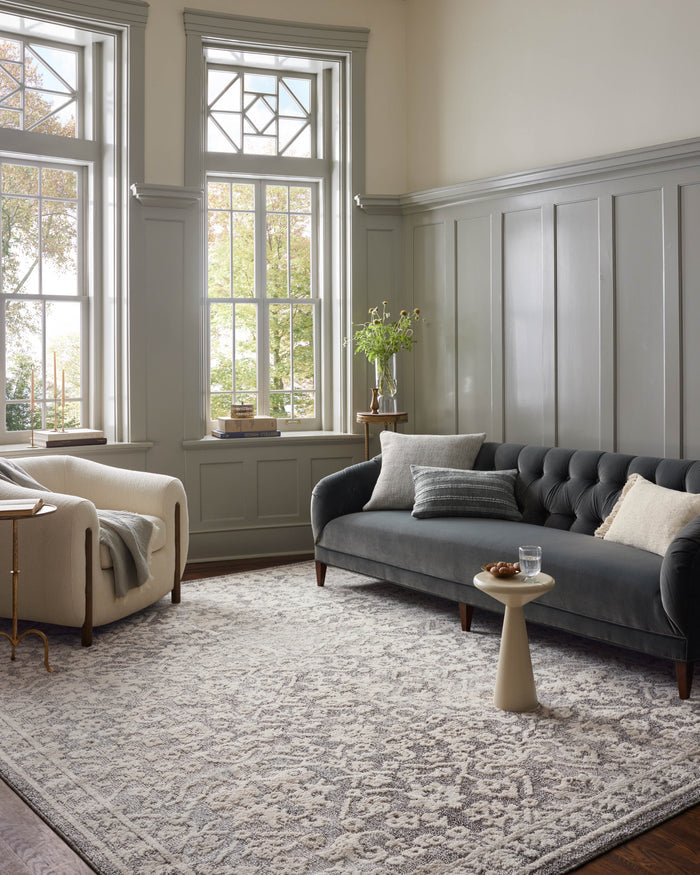 The Rug Corner Magnolia Home by Joanna Gaines x Loloi Gigi Grey / Ivory