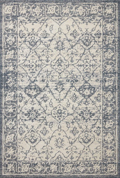 The Rug Corner Magnolia Home by Joanna Gaines x Loloi Gigi Ivory / Blue