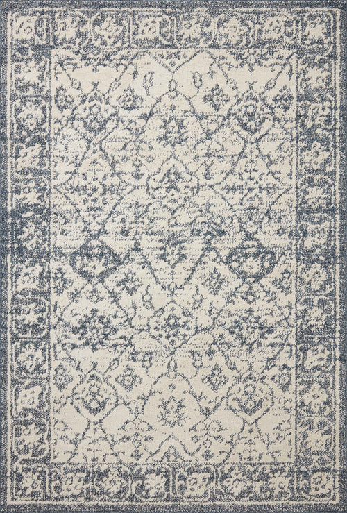 The Rug Corner Magnolia Home by Joanna Gaines x Loloi Gigi Ivory / Blue