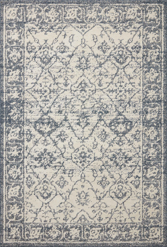 The Rug Corner Magnolia Home by Joanna Gaines x Loloi Gigi Ivory / Blue