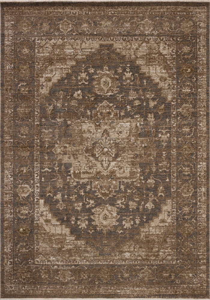 The Rug Corner Loloi II Haywood Charcoal / Mocha