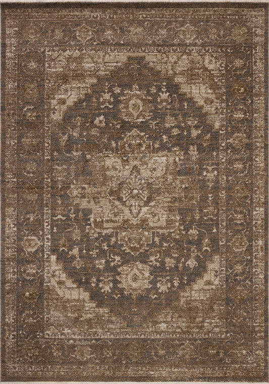 The Rug Corner Loloi II Haywood Charcoal / Mocha