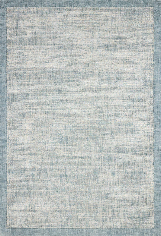 The Rug Corner Magnolia Home by Joanna Gaines x Loloi Henley Ivory / Blue