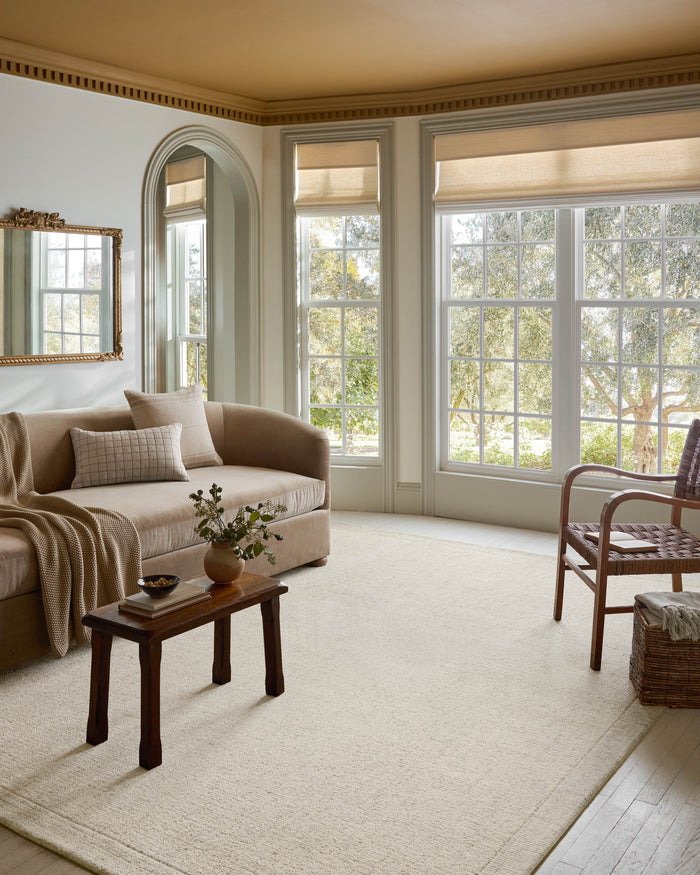 The Rug Corner Magnolia Home by Joanna Gaines x Loloi Henley Ivory / Smoke