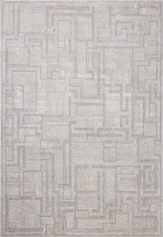 The Rug Corner Loloi II Hollis Grey / Ivory