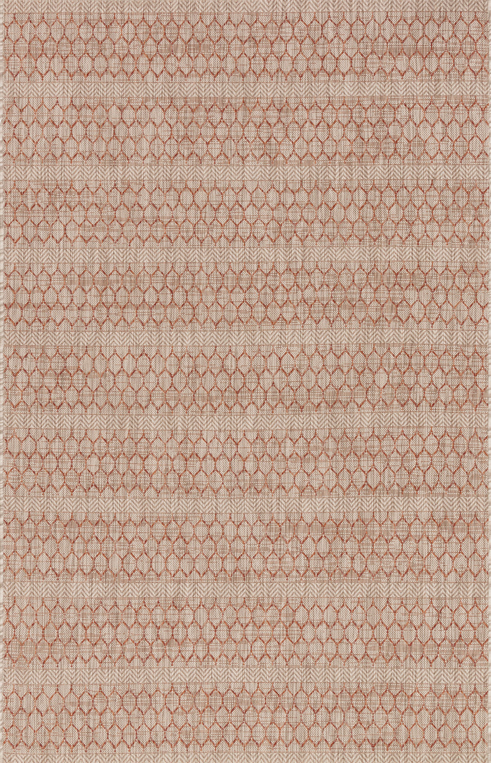 The Rug Corner Loloi Isle Beige / Rust
