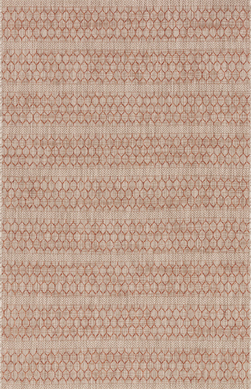 The Rug Corner Loloi Isle Beige / Rust