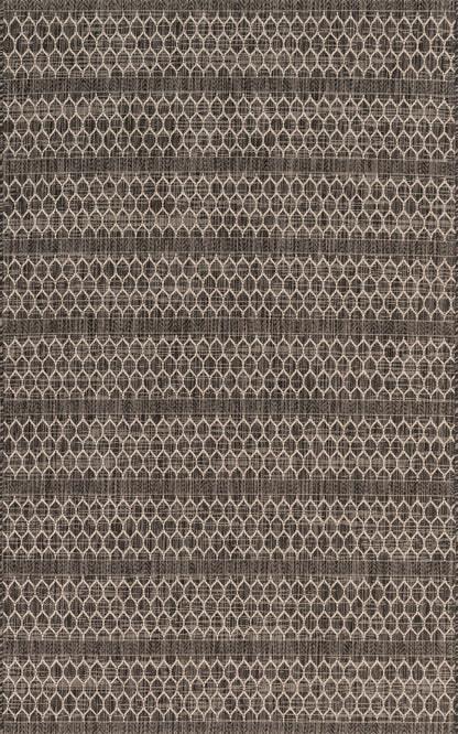 The Rug Corner Loloi Isle Black / Grey