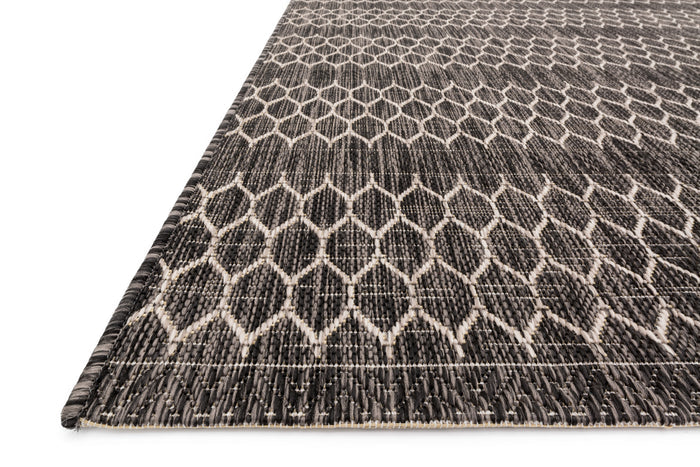The Rug Corner Loloi Isle Black / Grey