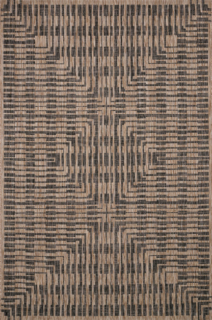 The Rug Corner Loloi Isle Brown / Black