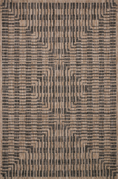 The Rug Corner Loloi Isle Brown / Black