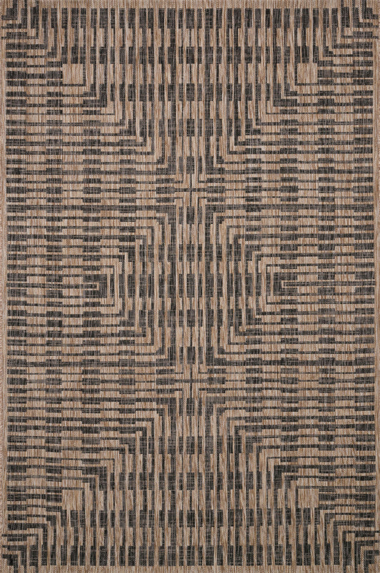 The Rug Corner Loloi Isle Brown / Black