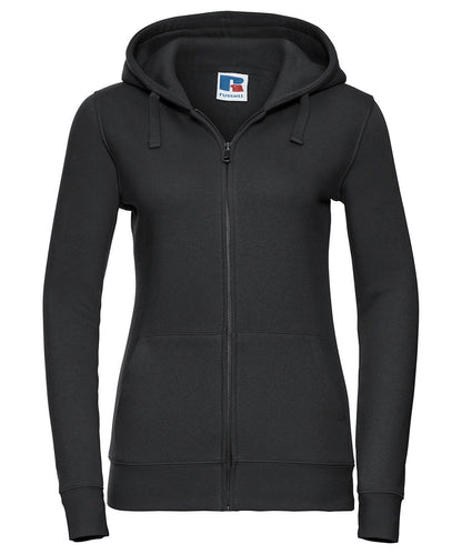 J266F Women'S Authentic Zipped Hooded Sweatshirt
