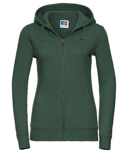 J266F Women'S Authentic Zipped Hooded Sweatshirt