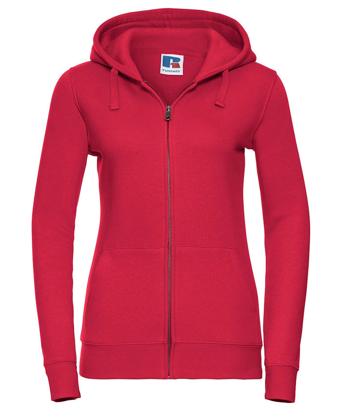 J266F Women'S Authentic Zipped Hooded Sweatshirt