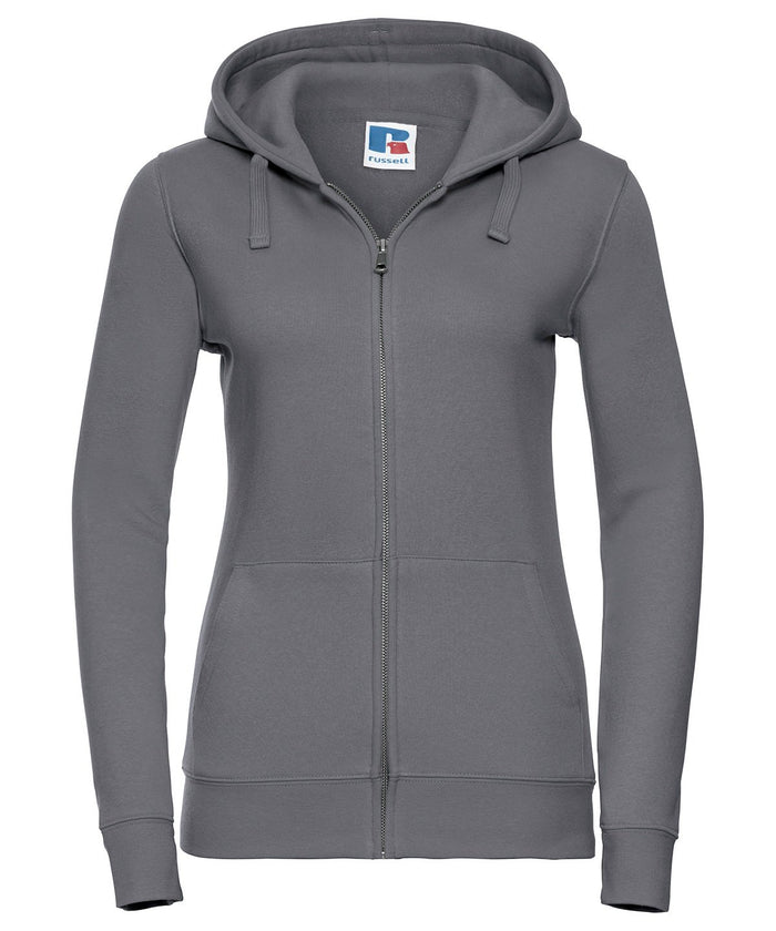 J266F Women'S Authentic Zipped Hooded Sweatshirt