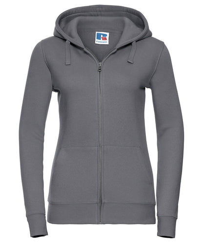 J266F Women'S Authentic Zipped Hooded Sweatshirt