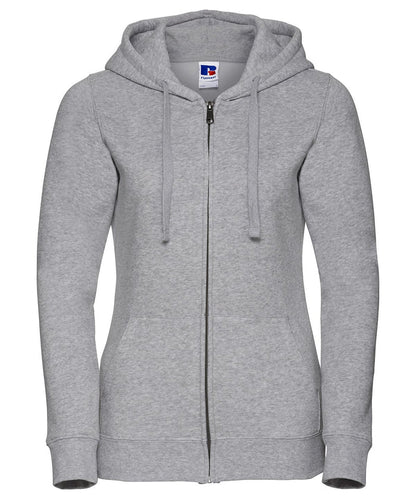 J266F Women'S Authentic Zipped Hooded Sweatshirt