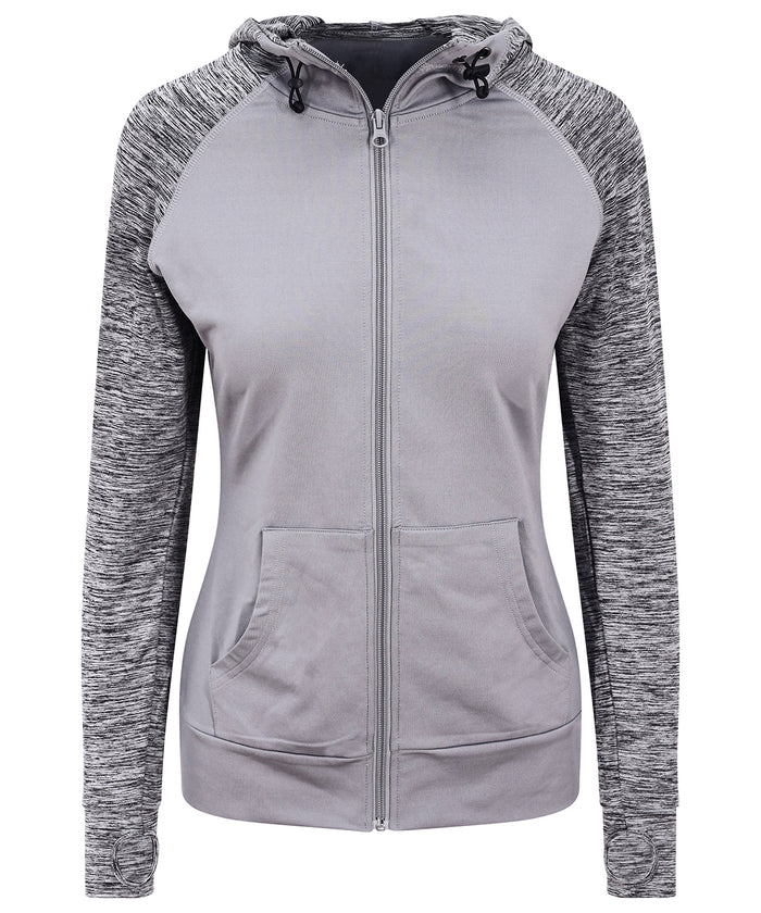 JC058 Women'S Cool Contrast Zoodie