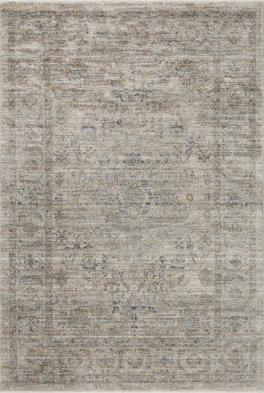 The Rug Corner Jean Stoffer x Loloi Katherine Beige / Mist