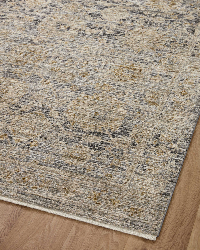 The Rug Corner Jean Stoffer x Loloi Katherine Charcoal / Gold