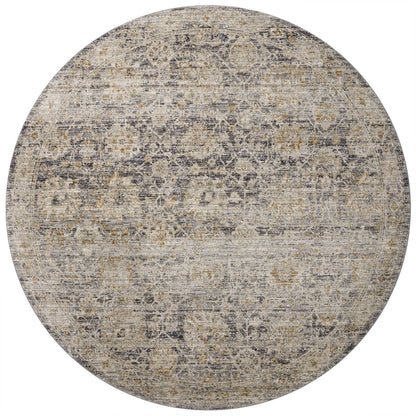 The Rug Corner Jean Stoffer x Loloi Katherine Charcoal / Gold