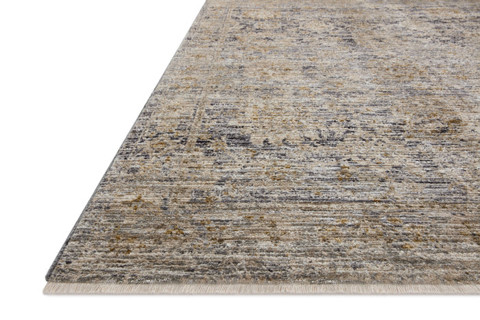 The Rug Corner Jean Stoffer x Loloi Katherine Charcoal / Gold