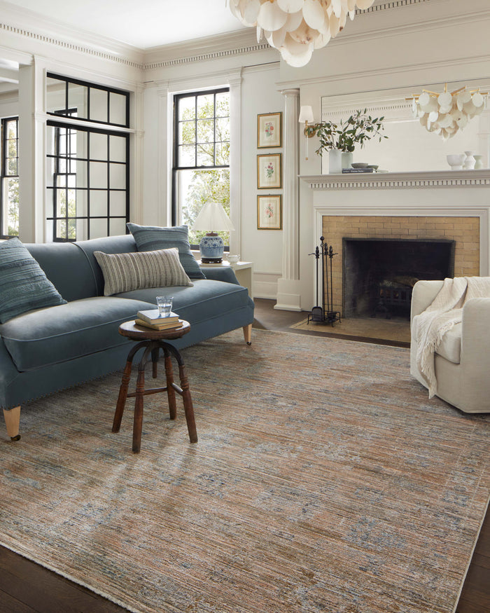 The Rug Corner Jean Stoffer x Loloi Katherine Copper / Steel