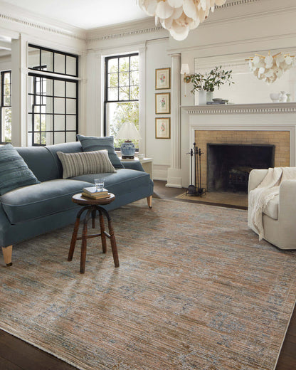 The Rug Corner Jean Stoffer x Loloi Katherine Copper / Steel