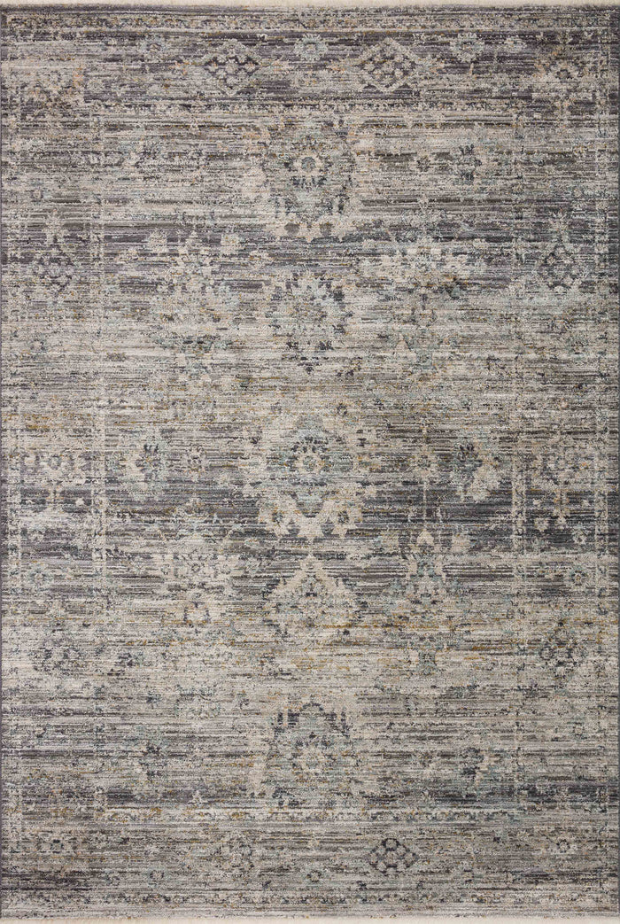 The Rug Corner Jean Stoffer x Loloi Jean Stoffer - Katherine Graphite / Jade Area Rug