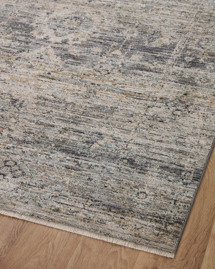 The Rug Corner Jean Stoffer x Loloi Jean Stoffer - Katherine Graphite / Jade Area Rug