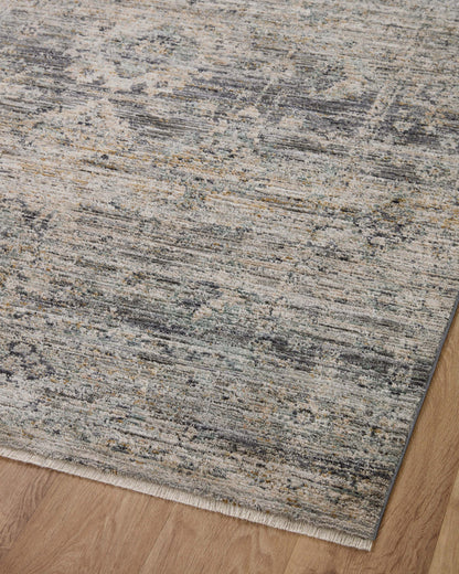 The Rug Corner Jean Stoffer x Loloi Jean Stoffer - Katherine Graphite / Jade Area Rug