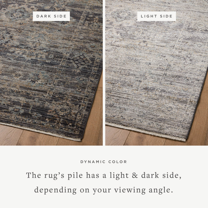 The Rug Corner Jean Stoffer x Loloi Jean Stoffer - Katherine Graphite / Jade Area Rug
