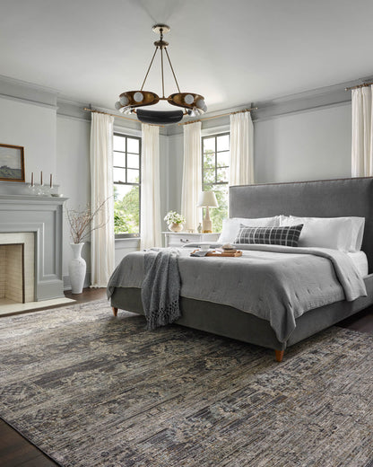 The Rug Corner Jean Stoffer x Loloi Jean Stoffer - Katherine Graphite / Jade Area Rug