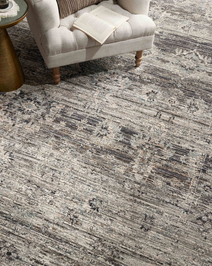 The Rug Corner Jean Stoffer x Loloi Jean Stoffer - Katherine Graphite / Jade Area Rug