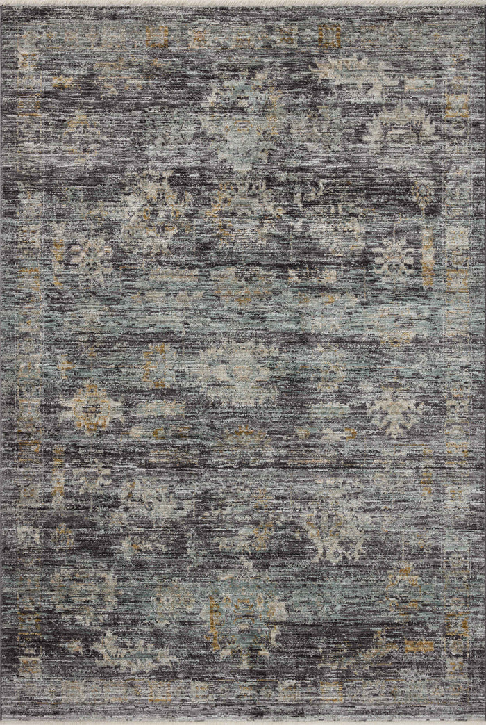 The Rug Corner Jean Stoffer x Loloi Jean Stoffer - Katherine Ink / Jade Area Rug