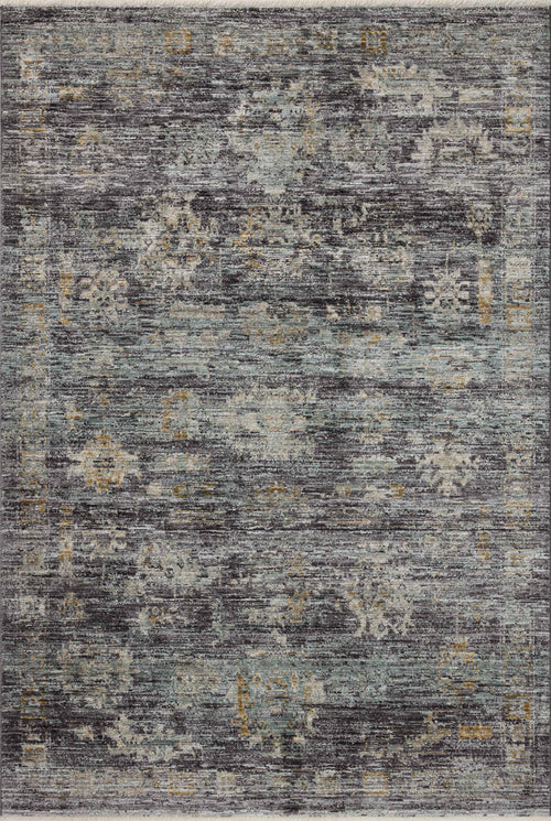 The Rug Corner Jean Stoffer x Loloi Jean Stoffer - Katherine Ink / Jade Area Rug