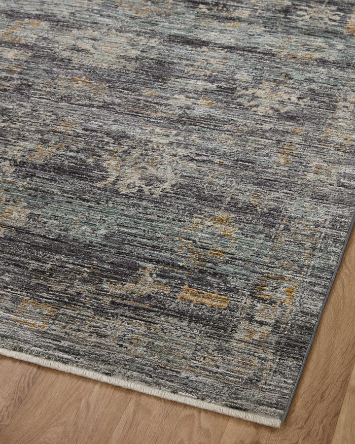 The Rug Corner Jean Stoffer x Loloi Jean Stoffer - Katherine Ink / Jade Area Rug