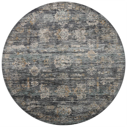 The Rug Corner Jean Stoffer x Loloi Jean Stoffer - Katherine Ink / Jade Area Rug