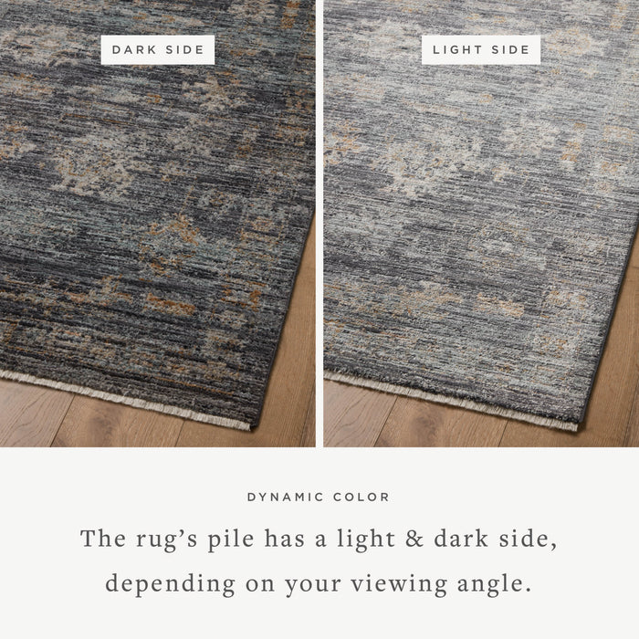 The Rug Corner Jean Stoffer x Loloi Jean Stoffer - Katherine Ink / Jade Area Rug