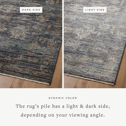 The Rug Corner Jean Stoffer x Loloi Jean Stoffer - Katherine Ink / Jade Area Rug